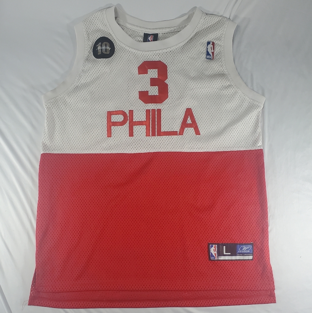 Mens vintage reebok Allen Iverson 76ers jersey. Large.
